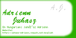 adrienn juhasz business card